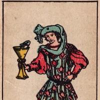 Význam tarotovej karty - Stránka pohárov (pohárov) Význam stránky pohárov v láske