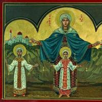 Martyrs Faith, Hope, Love and their mother Sophia: history, feast, akathist Sophia icon of faith, hope and love