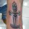 Tetovaža bodeža - Tetovaža noža simbola odlučnosti i spretnosti